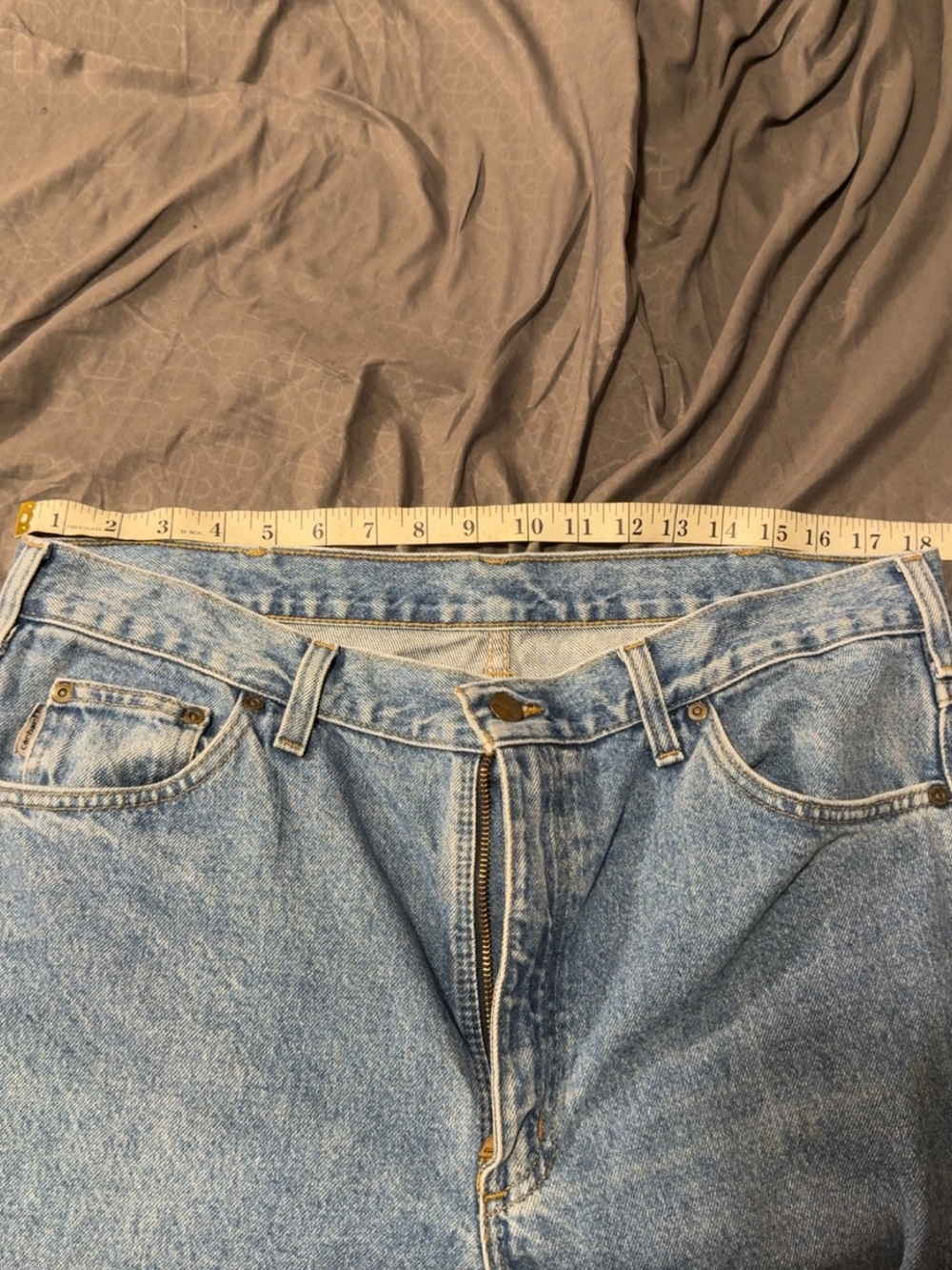 Carhartt Classic Light Blue Men’s Denim Jeans Size 36x28